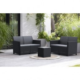 SET MARIE LOUNGE NEGRO...